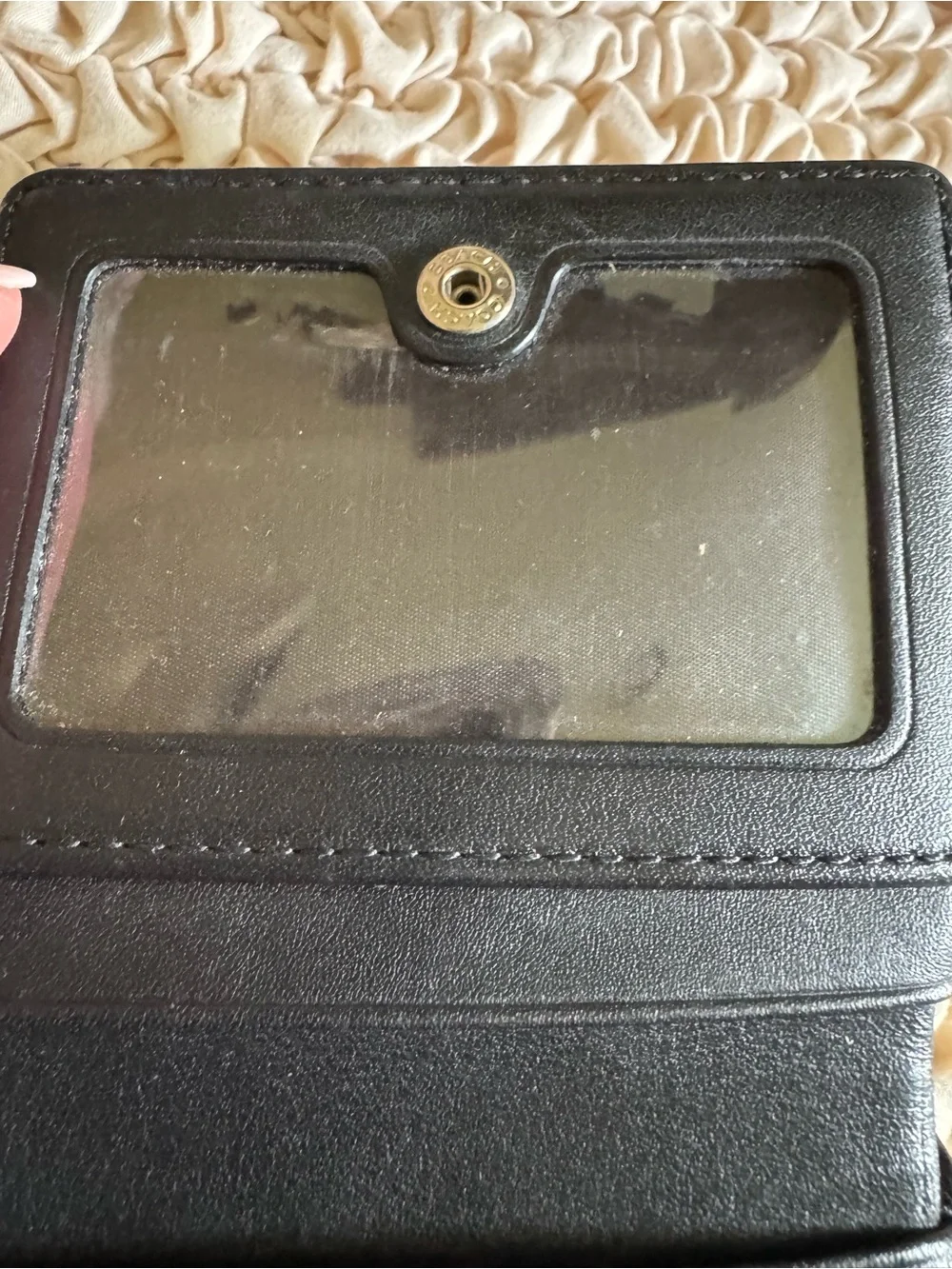 Coach SoHo Pleated Signature Jacquard Mini Bifold Wallet